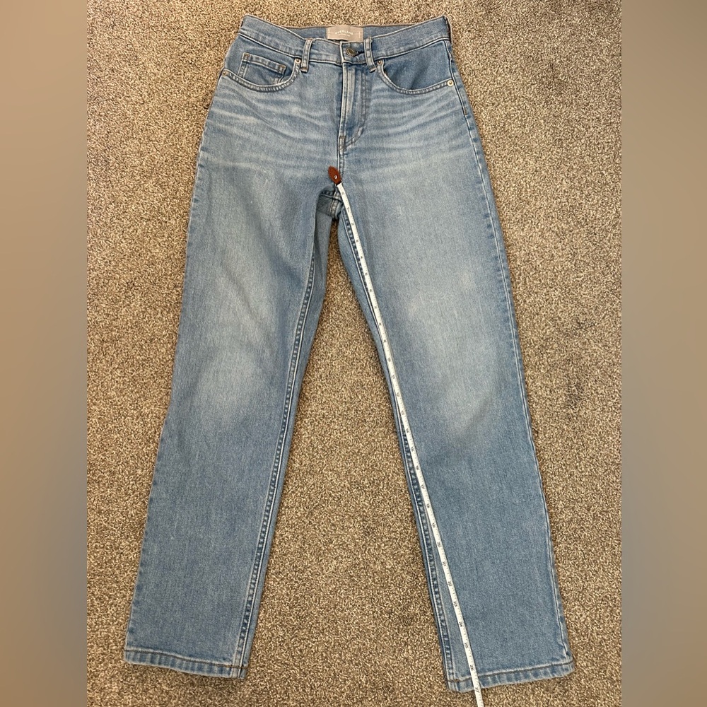 Everlane Cheeky Jean Women’s Size 26 Organic Cotton Blue Light Wash 90’s Preppy - Picture 10 of 11